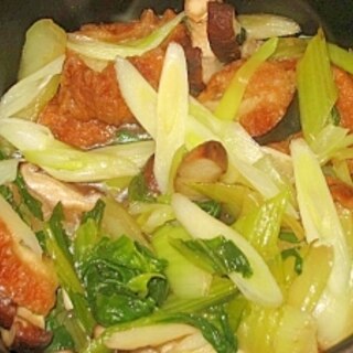 仙台麩と青梗菜の煮物